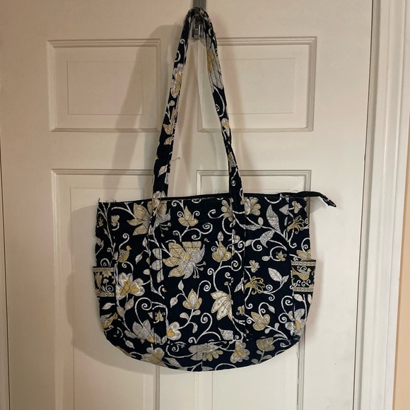 Large Vera Bradley Yellow Bird Tote Bag Spring 2008 - Picture 10 of 13